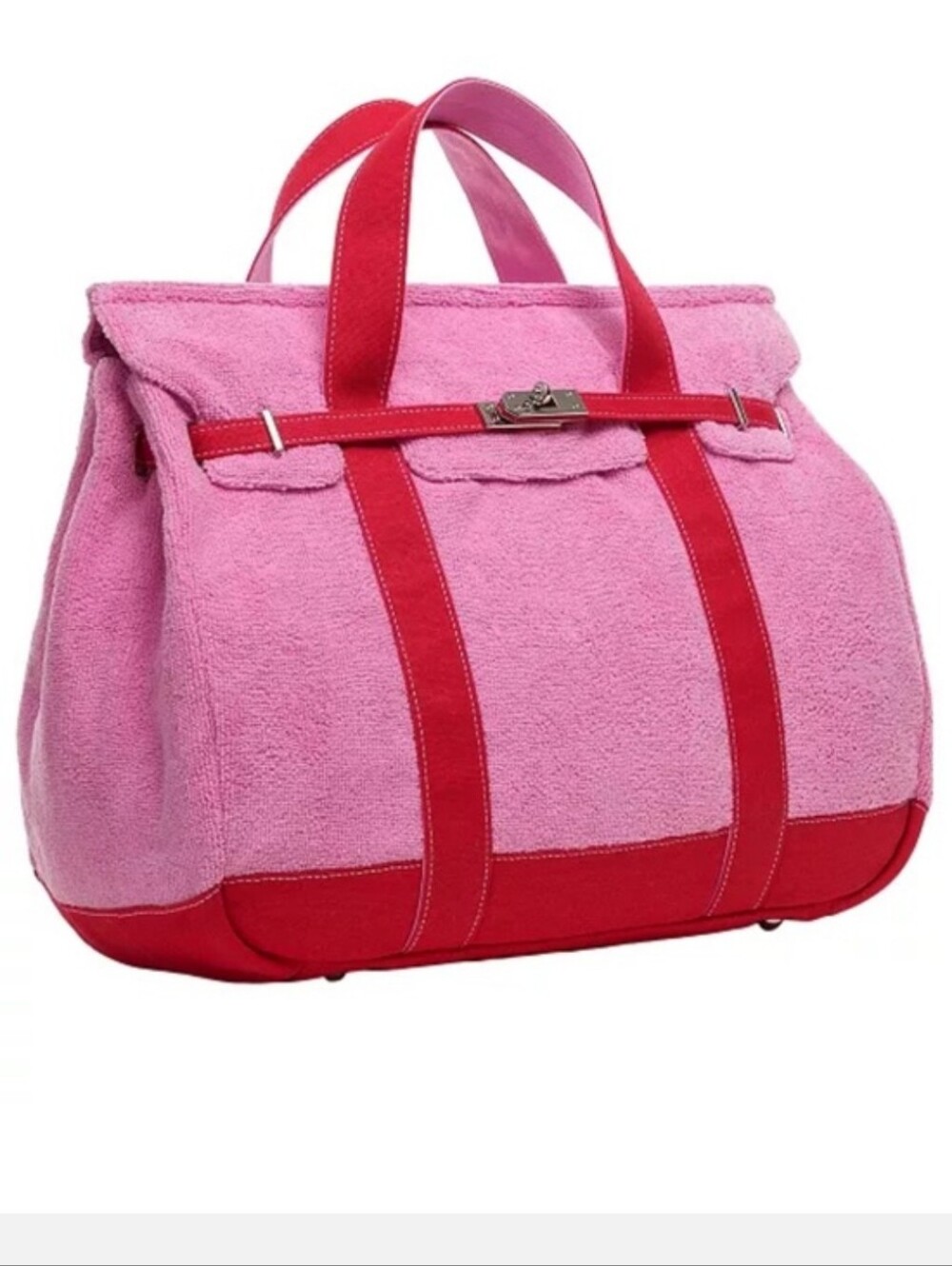 Pink and Red Tote Bag - Women’s Stylish Carryall